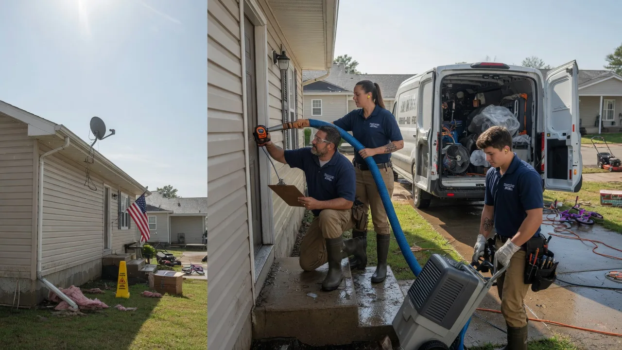 Ceiling Water Damage Restoration in Glouster, OH near me